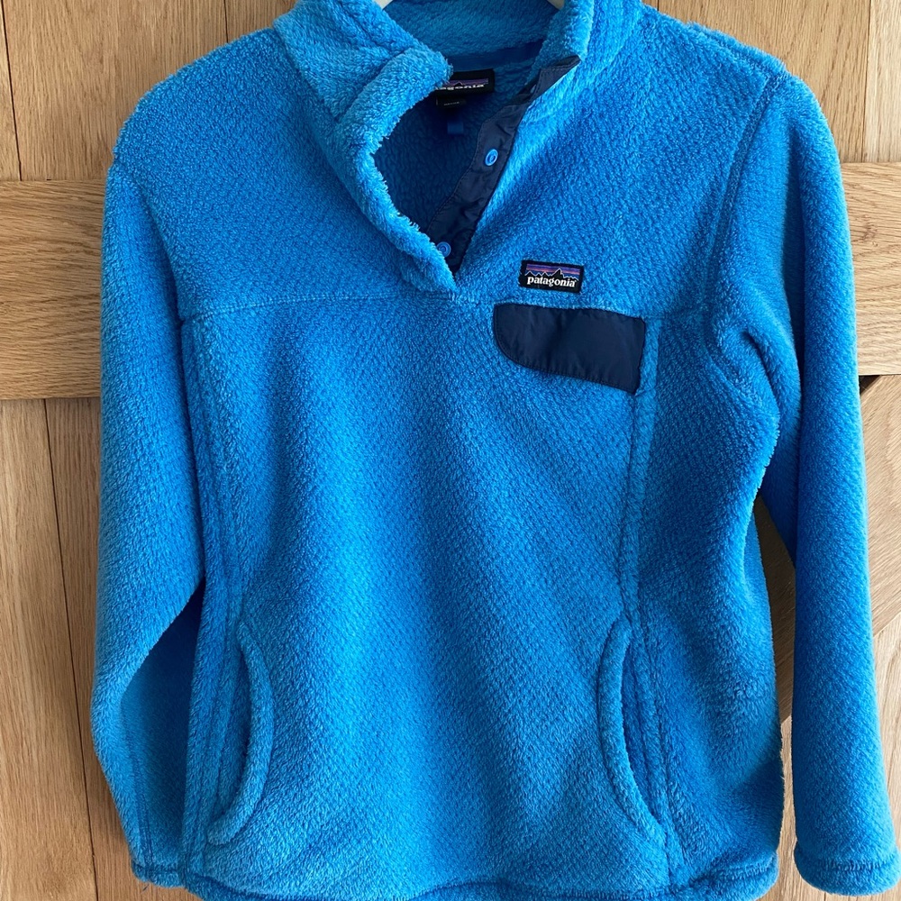 Patagonia Re-tool fleece pullover jacket kids/girls size 12